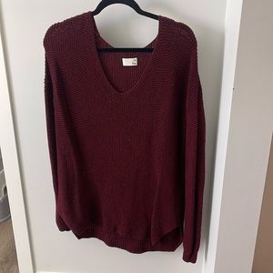 Wilfred Free Burgundy Sweater